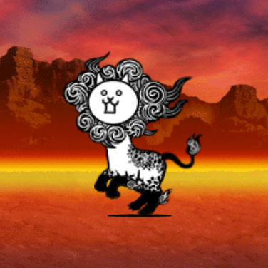 Manic Lion Cat